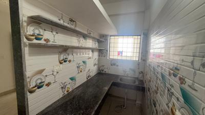 Kitchen Image of 900 Sq.ft 1 BHK Apartment / Flat for rent in Banjara Hills Hyderabad for Rs. 15000