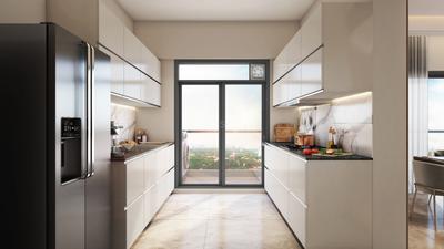 Kitchen Image of 1200 Sq.ft 2 BHK Apartment / Flat for sale in Adani Atelier Greens, Mundhwa Pune for Rs. 16000000