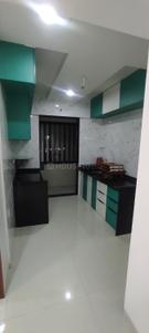Kitchen Image of 1250 Sq.ft 3 BHK Apartment / Flat for rent in Sankalp Vedas Landmark, Pathardi Phata Nashik for Rs. 20000