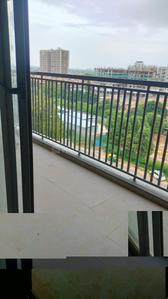 Balcony Image of 1728 Sq.ft 3 BHK Apartment / Flat for sale in German Greencity, Bhat Kasindra Ahmedabad for Rs. 10500000