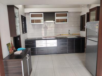 Kitchen Image of 1650 Sq.ft 3 BHK Apartment / Flat for rent in Siddhraj Zold, Sargasan Gandhinagar for Rs. 55000