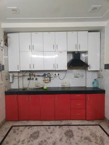 Kitchen Image of 650 Sq.ft 1 BHK Builder Floor for rent in Dwarka Mor New Delhi for Rs. 13500