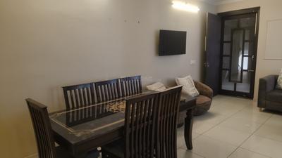 Living Room Image of 1460 Sq.ft 3 BHK Apartment / Flat for rent in Motiaz Royal Citi, Gazipur Zirakpur for Rs. 30000