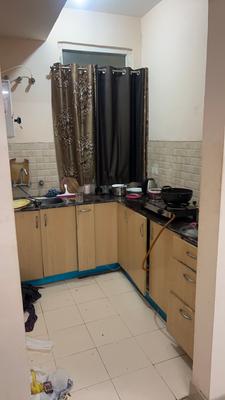 Kitchen Image of 250 Sq.ft 1 RK Apartment / Flat for rent in Noida Extension Greater Noida for Rs. 11000