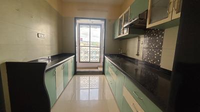 Kitchen Image of 1050 Sq.ft 2 BHK Apartment / Flat for rent in B and M Geetanjali Heights, Nerul Navi Mumbai for Rs. 60000