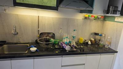 Kitchen Image of 900 Sq.ft 2 BHK Apartment / Flat for rent in Manhattan, Charholi Budruk Pune for Rs. 33000
