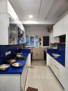 Kitchen Image of 1750 Sq.ft 3 BHK Apartment / Flat for rent in L And T Raintree Boulevard, Sahakara Nagar Bengaluru for Rs. 120000