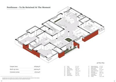 Image of 1750 Sq.ft 2 BHK Apartment / Flat for sale in Koramangala, Bengaluru for Rs. 28500000