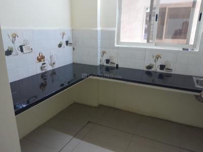 Kitchen Image of 1050 Sq.ft 2 BHK Apartment / Flat for rent in Sarthak Galaxy, Rau Indore for Rs. 12000