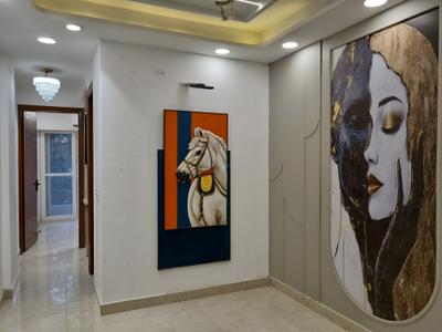 Living Room Image of 600 Sq.ft 2 BHK Apartment / Flat for sale in Hans Builders Floor, Dwarka Mor New Delhi for Rs. 4100000