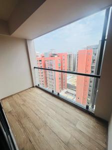 Balcony Image of 760 Sq.ft 2 BHK Apartment / Flat for rent in Pramukh Praise, Sargasan Gandhinagar for Rs. 23000