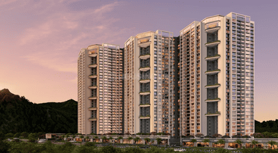 Image of 632 Sq.ft 2 BHK Apartment / Flat for sale in Raheja Lunaris 1 Callisto, Juinagar, Navi Mumbai for Rs. 11200000