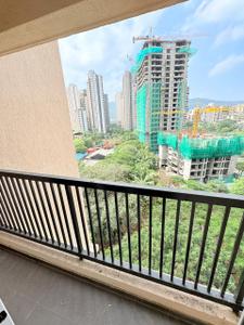 Balcony Image of 567 Sq.ft 1 BHK Apartment / Flat for sale in Raunak Residency, Thane West Thane for Rs. 8500000