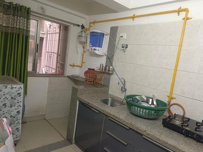 Kitchen Image of 650 Sq.ft 2 BHK Apartment / Flat for rent in Shlok Satva, Ujala Circle Ahmedabad for Rs. 25000