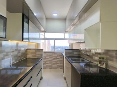 Kitchen Image of 1250 Sq.ft 3 BHK Apartment / Flat for rent in Prestige Jindal City, Anchepalya Bengaluru for Rs. 45000