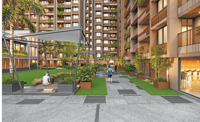 Image of 1750 Sq.ft 3 BHK Apartment / Flat for sale in Shilp Serene, Shilaj, Ahmedabad for Rs. 8400000