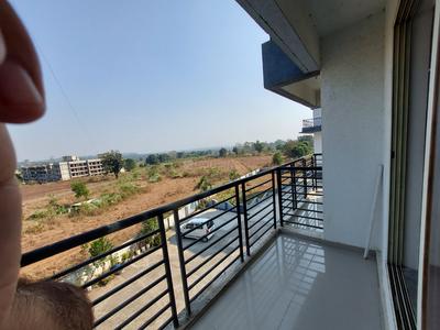 Balcony Image of 715 Sq.ft 1 BHK Apartment / Flat for sale in Dhruv Residency Platinum, Vangani Thane for Rs. 1950000