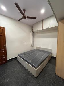 Bedroom Image of 500 Sq.ft 1 BHK Builder Floor for rent in Indira Nagar Bengaluru for Rs. 39600