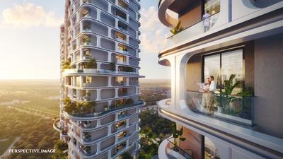 Balcony Image of 4500 Sq.ft 4 BHK Apartment / Flat for sale in Shalimar One World Pinnacle, Gomti Nagar Lucknow for Rs. 54000000