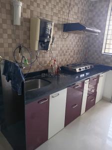 Kitchen Image of 1200 Sq.ft 3 BHK Apartment / Flat for rent in Indira Nagar Nashik for Rs. 30000