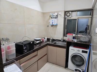 Kitchen Image of 800 Sq.ft 2 BHK Apartment / Flat for rent in Cornerstone, Worli Mumbai for Rs. 130000
