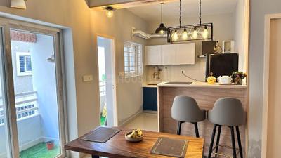 Kitchen Image of 990 Sq.ft 2 BHK Apartment / Flat for sale in Sagas Coral Springs, Muttukadu Chennai for Rs. 12700000