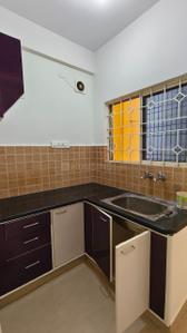 Kitchen Image of 550 Sq.ft 1 BHK Apartment / Flat for rent in Brookefield Bengaluru for Rs. 24000
