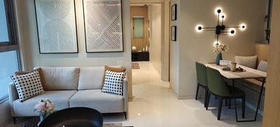 Hall Image of 600 Sq.ft 2 BHK Apartment / Flat for sale in Dosti West County, Thane West Thane for Rs. 10500000