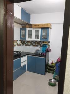 Kitchen Image of 480 Sq.ft 2 BHK Apartment / Flat for rent in Kamdhenu The Regent Park, Charholi Budruk Pune for Rs. 13000