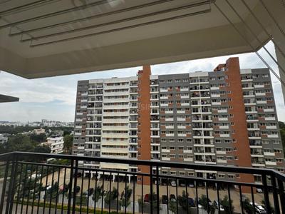 Balcony Image of 1000 Sq.ft 2 BHK Apartment / Flat for rent in Adarsh Greens, Kogilu Bengaluru for Rs. 31000