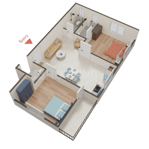 Image of 920 Sq.ft 3 BHK Apartment / Flat for sale in Royal Canvas, Uttarpara, Hooghly for Rs. 3680000