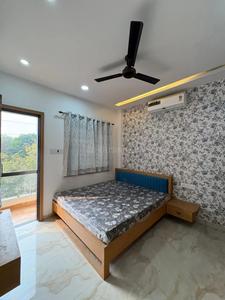 Bedroom Image of 950 Sq.ft 1 BHK Builder Floor for rent in Scheme 78 Indore for Rs. 19000