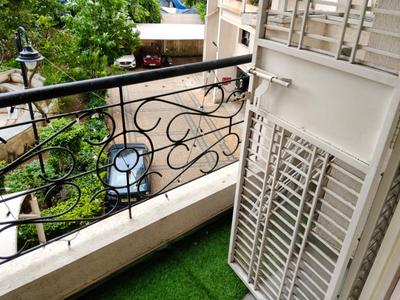 Balcony Image of 760 Sq.ft 2 BHK Apartment / Flat for rent in Puraniks Aldea, Mahalunge Pune for Rs. 50000