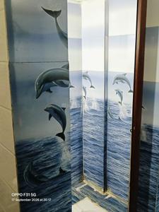 Bathroom Image of 450 Sq.ft 1 RK Independent House for rent in Moshi Pune for Rs. 7000