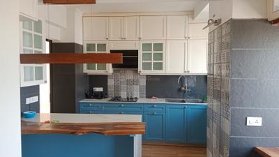 Kitchen Image of 1815 Sq.ft 3 BHK Apartment / Flat for rent in Unitech Fresco, Sector 50 Gurgaon for Rs. 65000