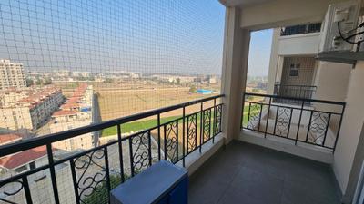Balcony Image of 2500 Sq.ft 3 BHK Apartment / Flat for rent in Utrathiya Zirakpur for Rs. 50000