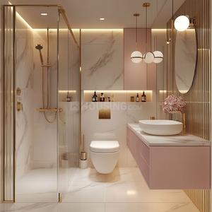 Bathroom Image of 1550 Sq.ft 3 BHK Apartment / Flat for sale in Sector 104 Noida for Rs. 8500000