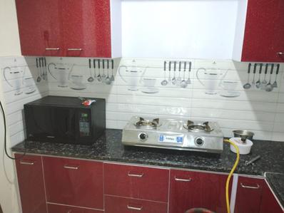 Kitchen Image of 1340 Sq.ft 2 BHK Builder Floor for rent in Dispur Guwahati for Rs. 28000