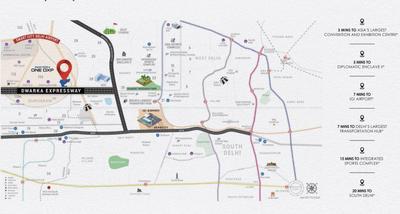 Image of 1477 Sq.ft 2.5 BHK Apartment / Flat for sale in Smartworld One DXP, Sector 113, Gurgaon for Rs. 27500000