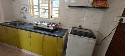 Kitchen Image of 600 Sq.ft 1 BHK Builder Floor for rent in Kalyan Nagar Bengaluru for Rs. 16600