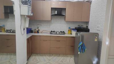 Kitchen Image of 600 Sq.ft 1 BHK Builder Floor for rent in Subhash Nagar New Delhi for Rs. 23000