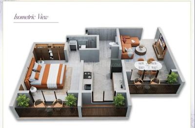 Image of 637 Sq.ft 1 BHK Apartment / Flat for sale in Kalyan Orchid, Kalyan West, Kalyan for Rs. 3299000