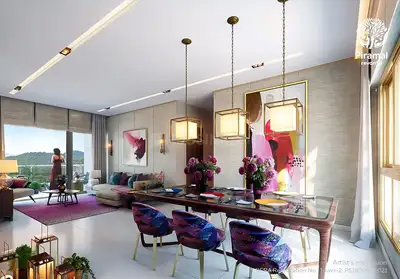 Hall Image of 1295 Sq.ft 3 BHK Apartment / Flat for sale in Neelkanth Krishna B Wing, Thane West Thane for Rs. 18900000