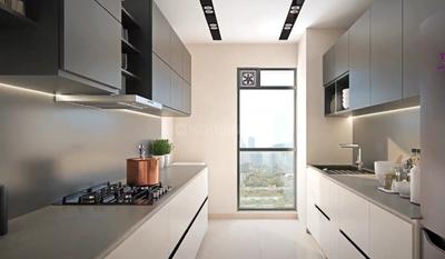 Kitchen Image of 1038 Sq.ft 2 BHK Apartment / Flat for sale in Airoli Navi Mumbai for Rs. 14900000