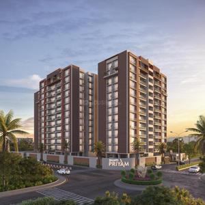 Image of 1705 Sq.ft 3 BHK Apartment / Flat for sale in Pal, Surat for Rs. 8241000