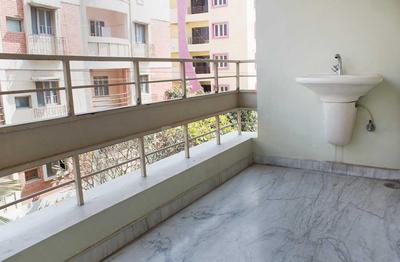 Balcony Image of Indira Meadows Flat No 202 in Madhapur, Hyderabad