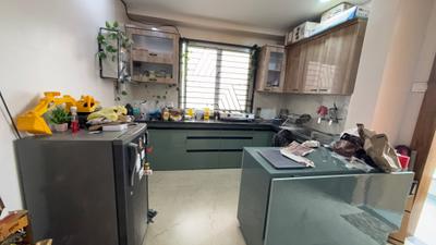 Kitchen Image of 1000 Sq.ft 1 BHK Independent House for rent in Mahalakshmi Nagar Indore for Rs. 25000
