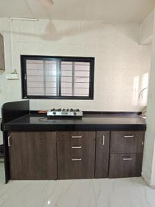 Kitchen Image of 600 Sq.ft 1 BHK Apartment / Flat for rent in Dhayari Pune for Rs. 12500