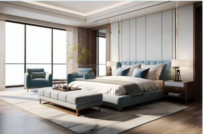 Bedroom Image of 1650 Sq.ft 3 BHK Apartment / Flat for rent in Aisshpra Paalm Paradise Phase II, Sahara Estate Gorakhpur for Rs. 35000