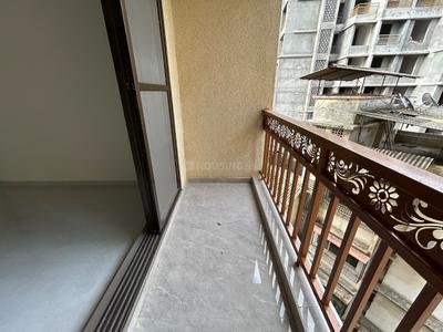 Balcony Image of 697 Sq.ft 1 BHK Apartment / Flat for rent in Pragati Om Gulmohar, Dombivli East Thane for Rs. 16000